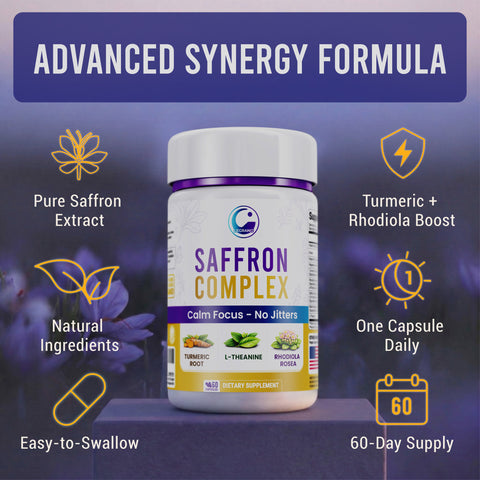 Saffron Mood & Energy Complex — 60 Capsules