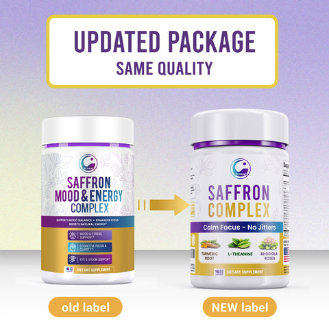 Saffron Mood & Energy Complex — 60 Capsules